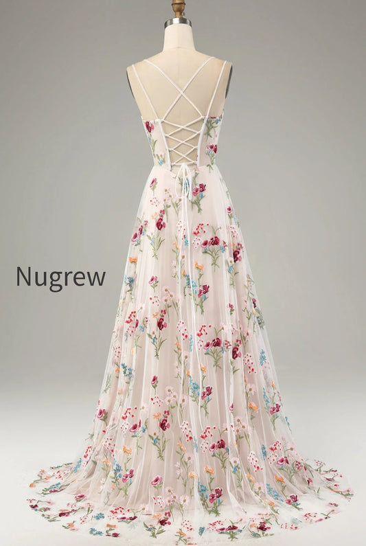 ivory-flower-a-line-spaghetti-straps-corset-long-prom-dress-with-slit