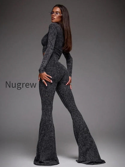 casual-long-sleeve-buttoned-pants-set