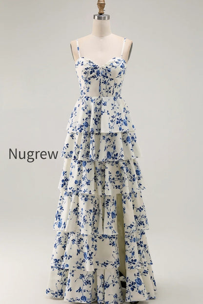 blue-flower-sweetheart-chiffon-tiered-long-prom-dress-with-slit