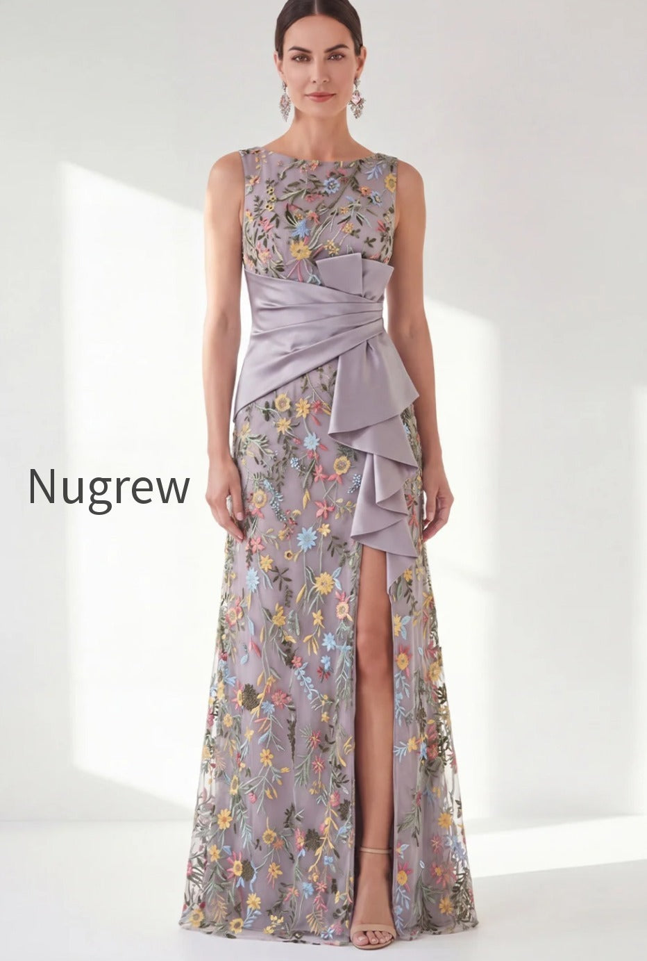 navy-ruched-mermaid-floral-long-mother-of-the-bride-dress-with-slit