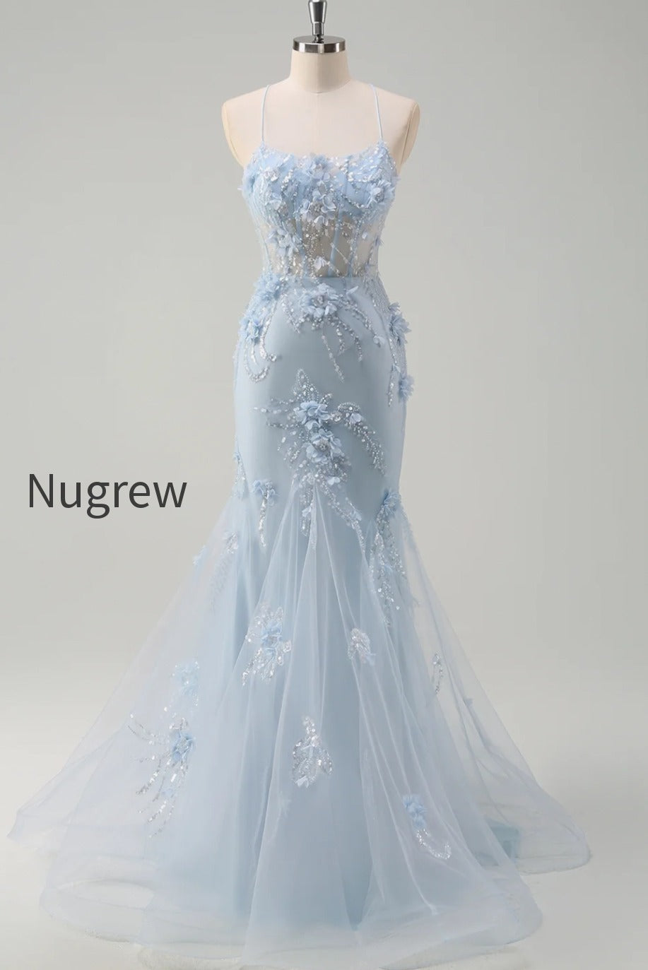 sparkly-blue-mermaid-long-prom-dress-with-3d-flowers