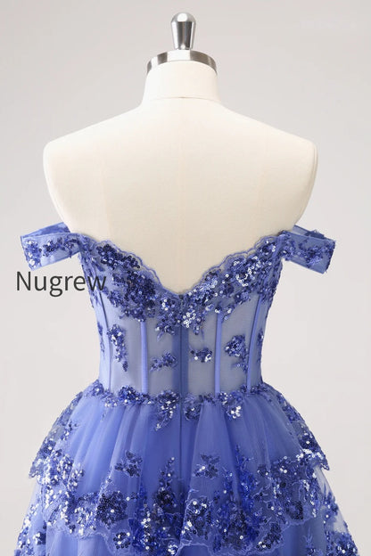 sparkly-golden-corset-tiered-lace-a-line-short-homecoming-dress