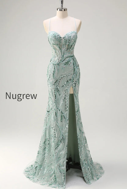 sparkly-sage-mermaid-sequined-beaded-spaghetti-straps-long-prom-dress