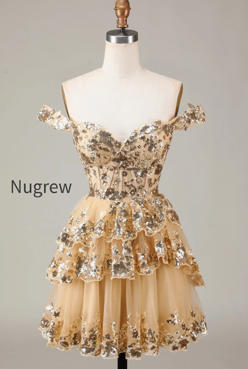 sparkly-golden-corset-tiered-lace-a-line-short-homecoming-dress