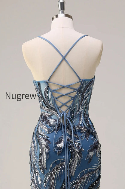 sparkly-sage-mermaid-sequined-beaded-spaghetti-straps-long-prom-dress