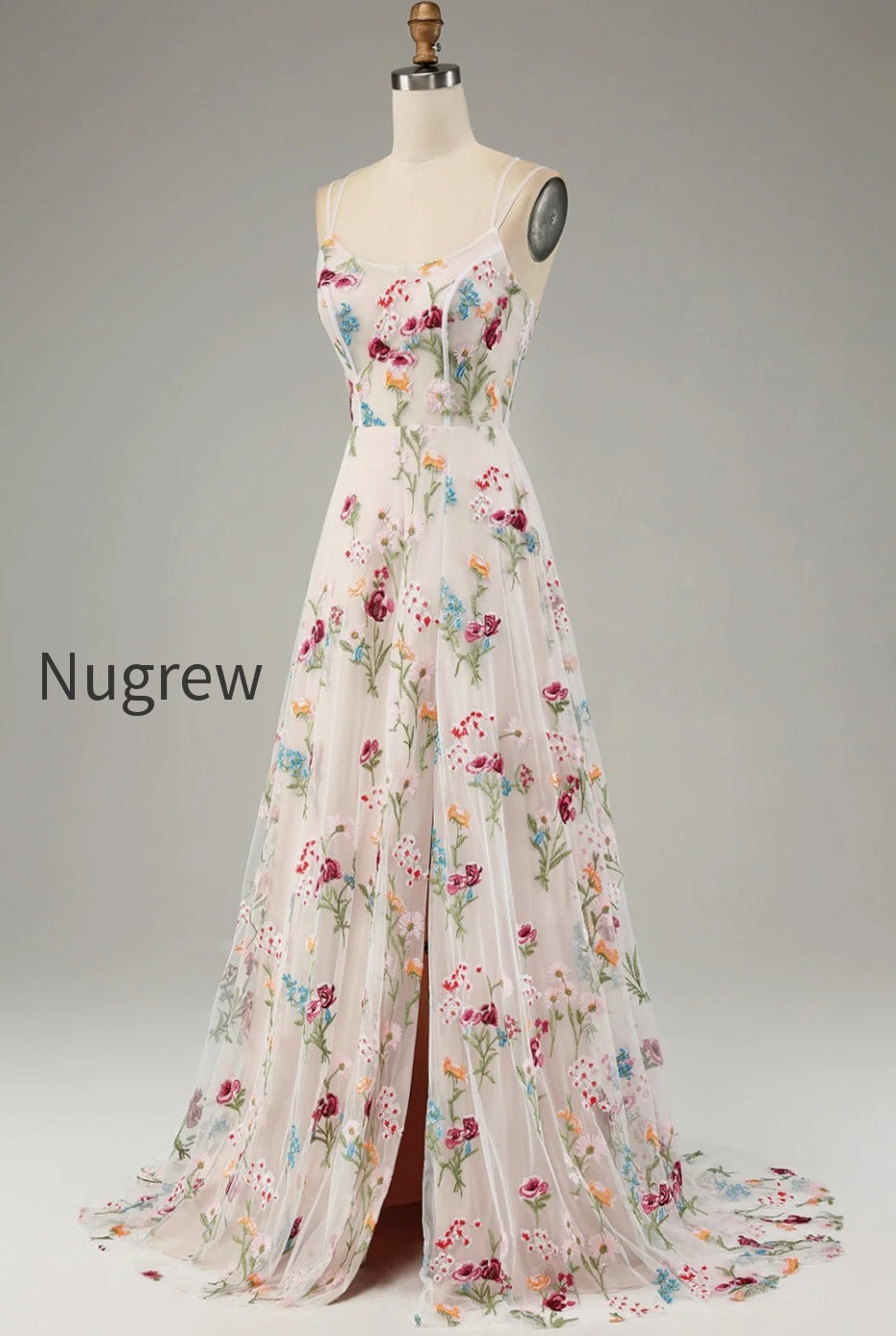 ivory-flower-a-line-spaghetti-straps-corset-long-prom-dress-with-slit