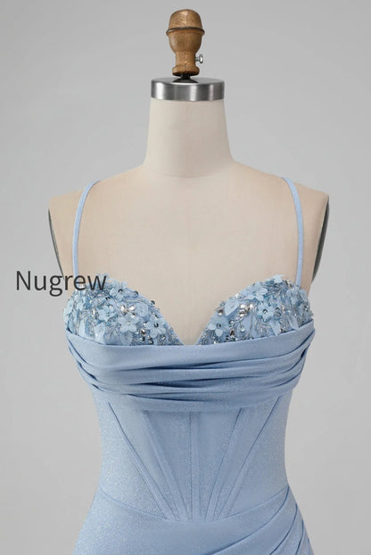light-blue-bodycon-corset-spaghetti-straps-short-homecoming-dress