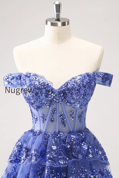 sparkly-golden-corset-tiered-lace-a-line-short-homecoming-dress