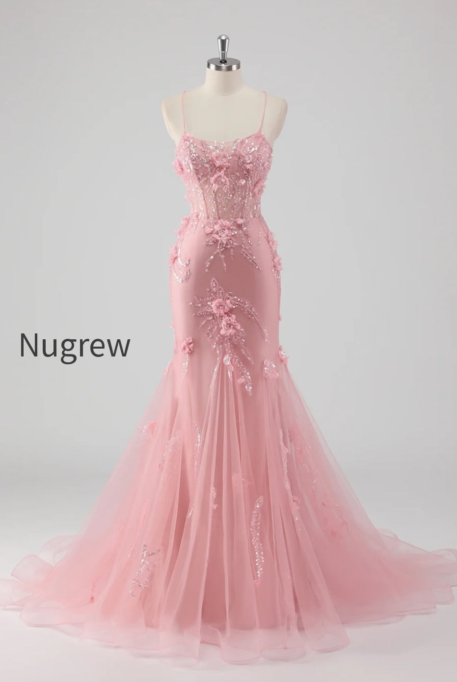 sparkly-blue-mermaid-long-prom-dress-with-3d-flowers