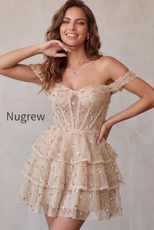 sparkly-champagne-sequin-ruffled-a-line-short-corset-homecoming-dress