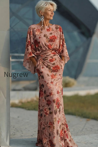 floral-dusty-rose-boat-neck-long-mother-of-the-bride-dress-with-pockets