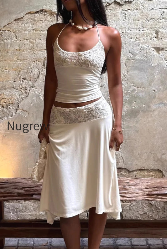 elegant-lace-panel-cami-skirt-set