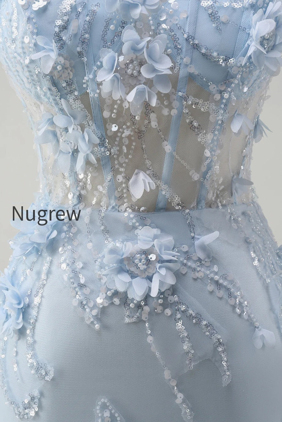 sparkly-blue-mermaid-long-prom-dress-with-3d-flowers