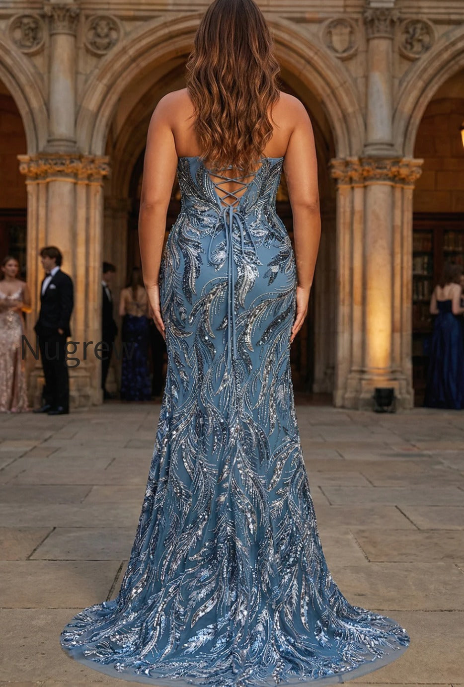 sparkly-sage-mermaid-sequined-beaded-spaghetti-straps-long-prom-dress