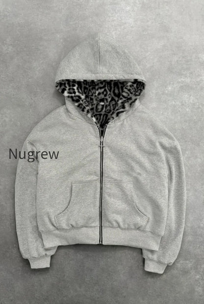 reversible-leopard-print-zip-loose-vintage-hoodie