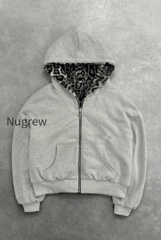 reversible-leopard-print-zip-loose-vintage-hoodie