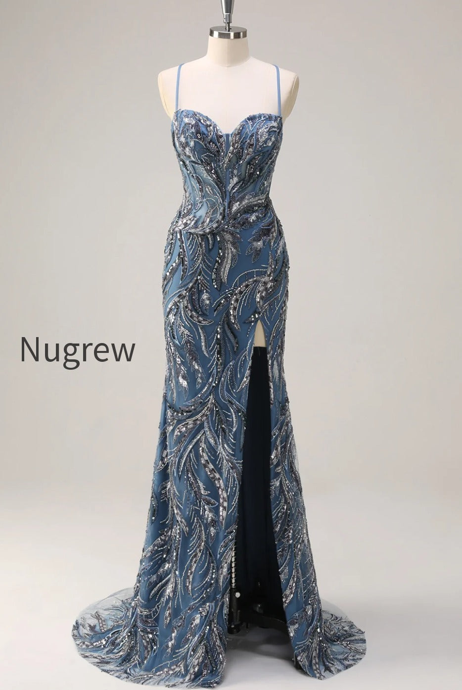 sparkly-sage-mermaid-sequined-beaded-spaghetti-straps-long-prom-dress