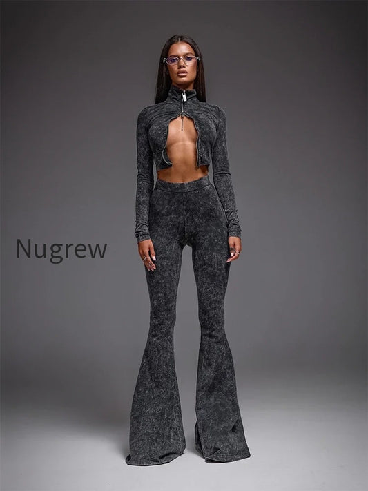 casual-long-sleeve-buttoned-pants-set