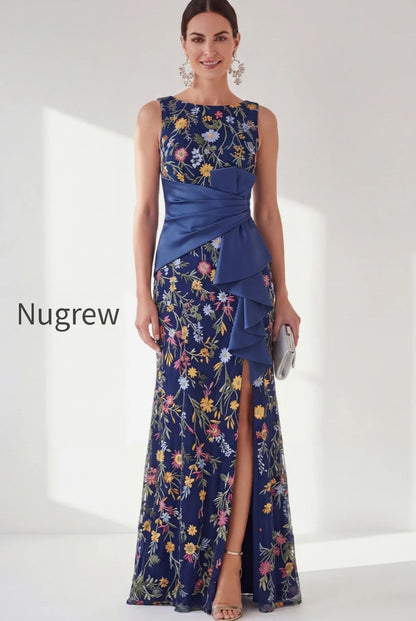navy-ruched-mermaid-floral-long-mother-of-the-bride-dress-with-slit
